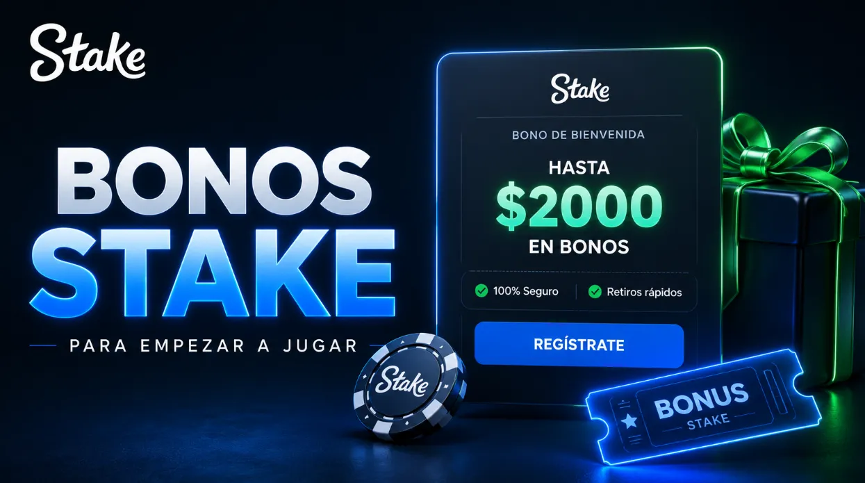 Bonos de Stake para empezar a jugar