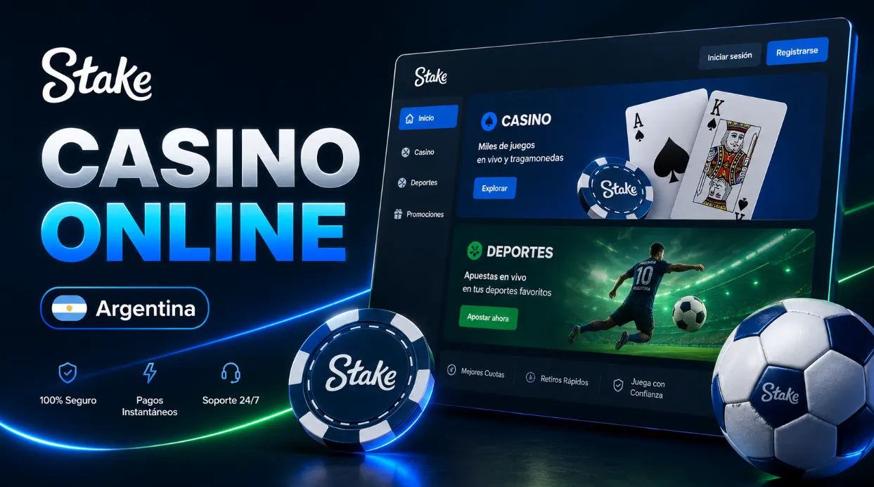 Stake Casino Argentina con Juegos, Retiros y Acceso Móvil Seguro